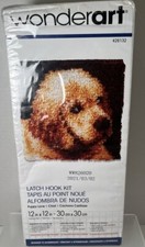 WonderArt Latch Hook Rug/Wall Hanging Kit #426132 "PUPPY LOVE"  12x12 NEW