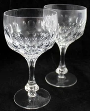 Mikasa Crystal Edinburgh Set of 2 Claret Wine Glasses