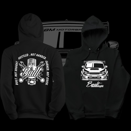 Built Not Bought JDM  Hoodies - Picture 1 of 4