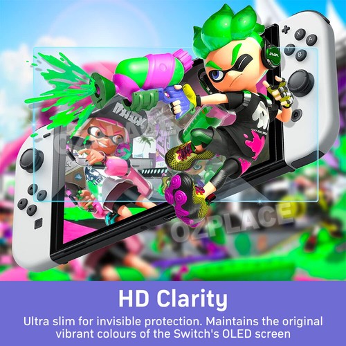 2x Tempered Glass Screen Protector Film Guard for Nintendo Switch OLED Console - Picture 6 of 11