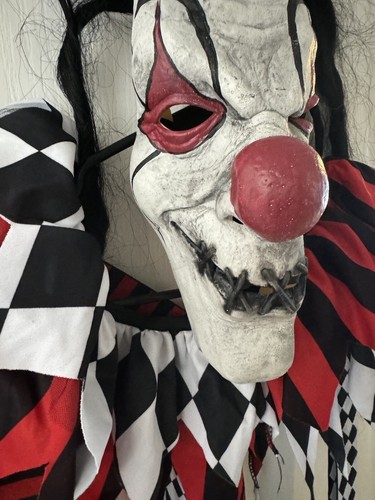 Halloween Erwachsene Tween verdreht gruselig gruselig Joker Clown Kostüm & Maske M Medium - Bild 6 von 12