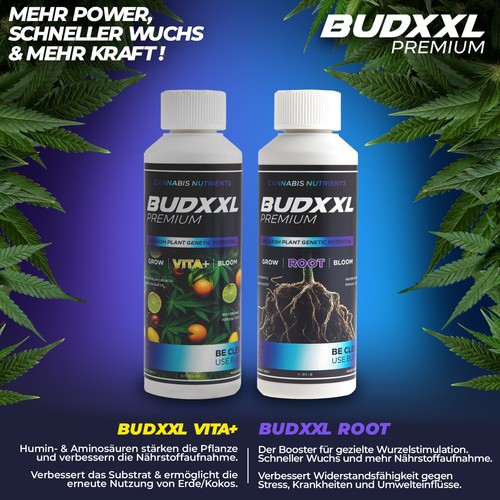 Cannabis-Dünger Set Grow Bloom & Booster (2,75L) für Wachstum und Blüte BUDXXL - Bild 5 von 8