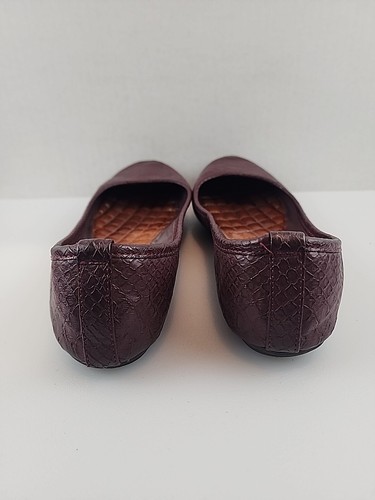 Mia Ballerina Burgandy/Brown Womens Flats Shoes Size 8 - Picture 4 of 7