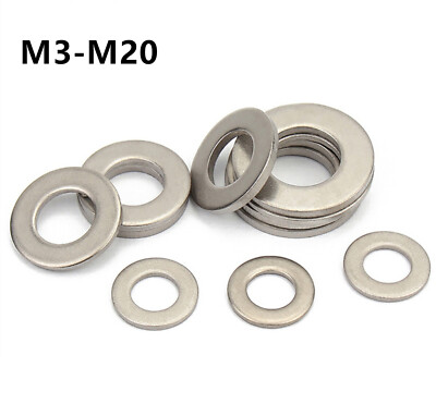 Titanium Metric Flat Washer M2 M2.5 M3 M4 M5 M6 M8 M10 M12 M14 M16 M18 M20-M30