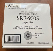 STAX SRE-950S Verlängerungskabel 5m 5,0m SRE950S mit Sendungsverfolgung Neu