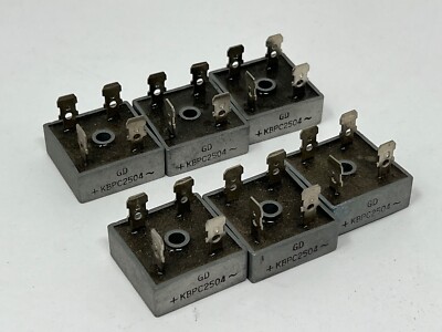 x6 KBPC2504 2504 Bridge Rectifier Diode, Single Phase,Full Wave 25 Amp 400 Vol