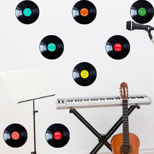 Hágalo usted mismo Vinilo Disco Calcomanía de Pared Música Fiesta Pegatina de Pared Vintage - Imagen 2 de 12