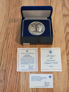 1989年　PRESIDENTIAL INAUGURAL 2枚メダルセット 1989年 PRESIDENTIAL INAUGURAL 2枚メダルセット 1989年 PRESIDENTIAL