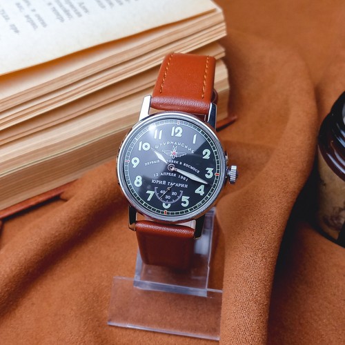 Vintage Soviet WristWatch Pobeda Sturmanskie Mechanical Watch Yuri Gagarin USSR - Picture 6 of 13
