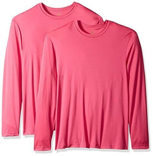 Hanes Men's Long Sleeve Cool Dri T-Shirt UPF 50+, Assorted Sizes , Colors - Picture 28 of 31