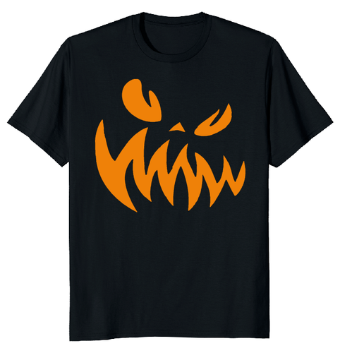 NEW LIMITED Halloween Scary Evil Pumpkin funny Novelty Tee M-3XL Fast Shipping - Picture 3 of 4