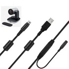For Logitech CC2900e/3500e/2900ep/3000e/PTZ Pro Camera Connection Power Cable