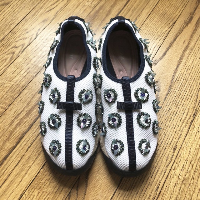 christian dior pink sneakers