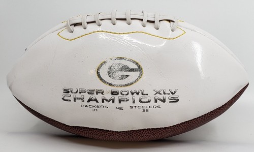 NFL Green Bay Packers Super Bowl XLV Championship Football Signed Kyler Fackrell - Picture 6 of 9