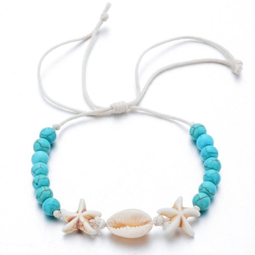 Women Fashion Boho Shell Charm Bracelet Necklace Anklet Rope Jewelry Gifts NEW - Picture 24 of 36