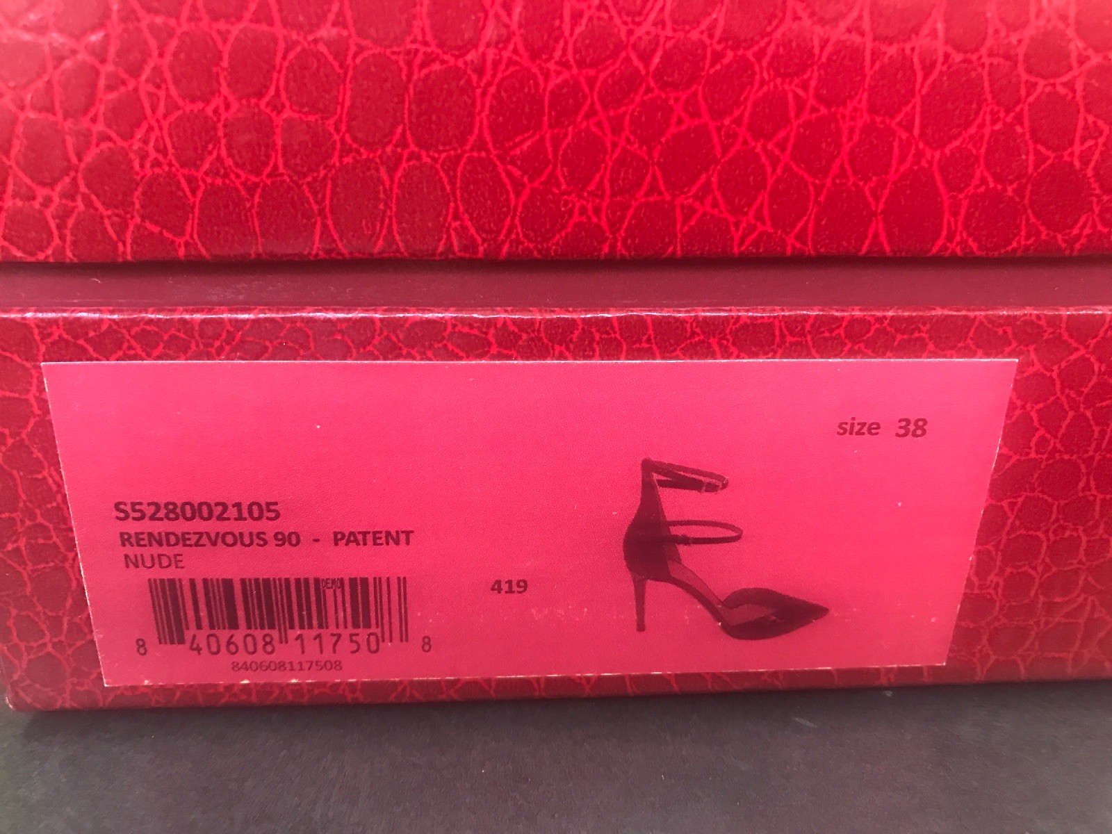 Tamara Mellon Ankle Strap Stiletto Stiletto Stiletto 90 mm Rendezvous Nude - Sz 38 NEW in Box e90124 Tamara Mellon Ankle Strap Stiletto Stiletto Stiletto 90 mm Rendezvous Nude - Sz 38 NEW in Box e90124