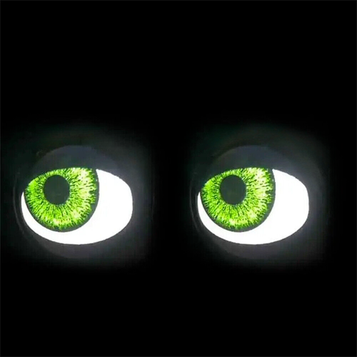 1/2kit 1 Model 12V LED Devil Eye Motorcycle Lamp Decal Light Universal WiFi Ctrl - Picture 15 of 17