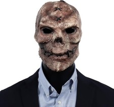 Creepy Full Head Skull Halloween Mask Scary Latex for adult men skeleton party