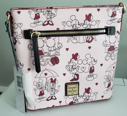 Dooney Bourke Disney Parks 2022 Valentines Love Mickey Minnie Crossbody Bag NWT - Picture 1 of 6