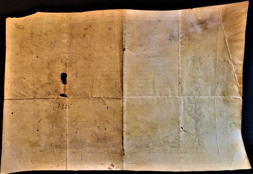 FREEMASONS OATH TO THE KING - NATIONAL GUARD CERTIFICATE ENGRAVED by LANIER 1791 - Picture 12 of 12