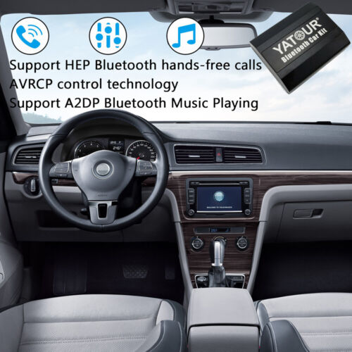 Kit de coche de llamadas manos libres Yatour BTK Bluetooth A2DP para radio Peugeot Citroen RD4 - Imagen 10 de 24