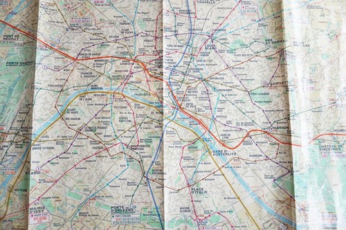 Affiche quad chemin de fer carte métro vente en gros métro métro RATP 1986 France