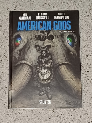 Neil Gaiman ''AMERICAN GODS - Ich Ainsel 2/2'' - Topzustand - Splitter Verlag