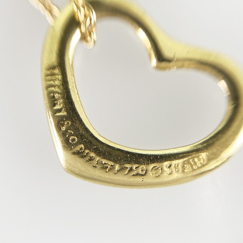 TIFFANY&Co. le moins cher Collier coeur ouvert en or jaune