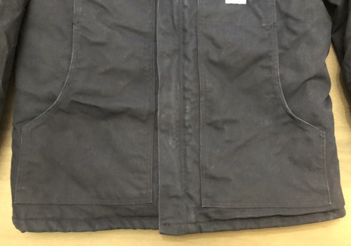 Carhartt RN 14806 Reg Fit Lined Jacket Mens XL Blue Heavy Work Coat - Picture 6 of 22