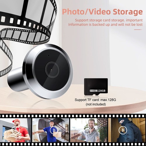 Sistema Videocitofono Wireless Smart con Schermo 4.3'' Monitor HD 1080P - Foto 13 di 16