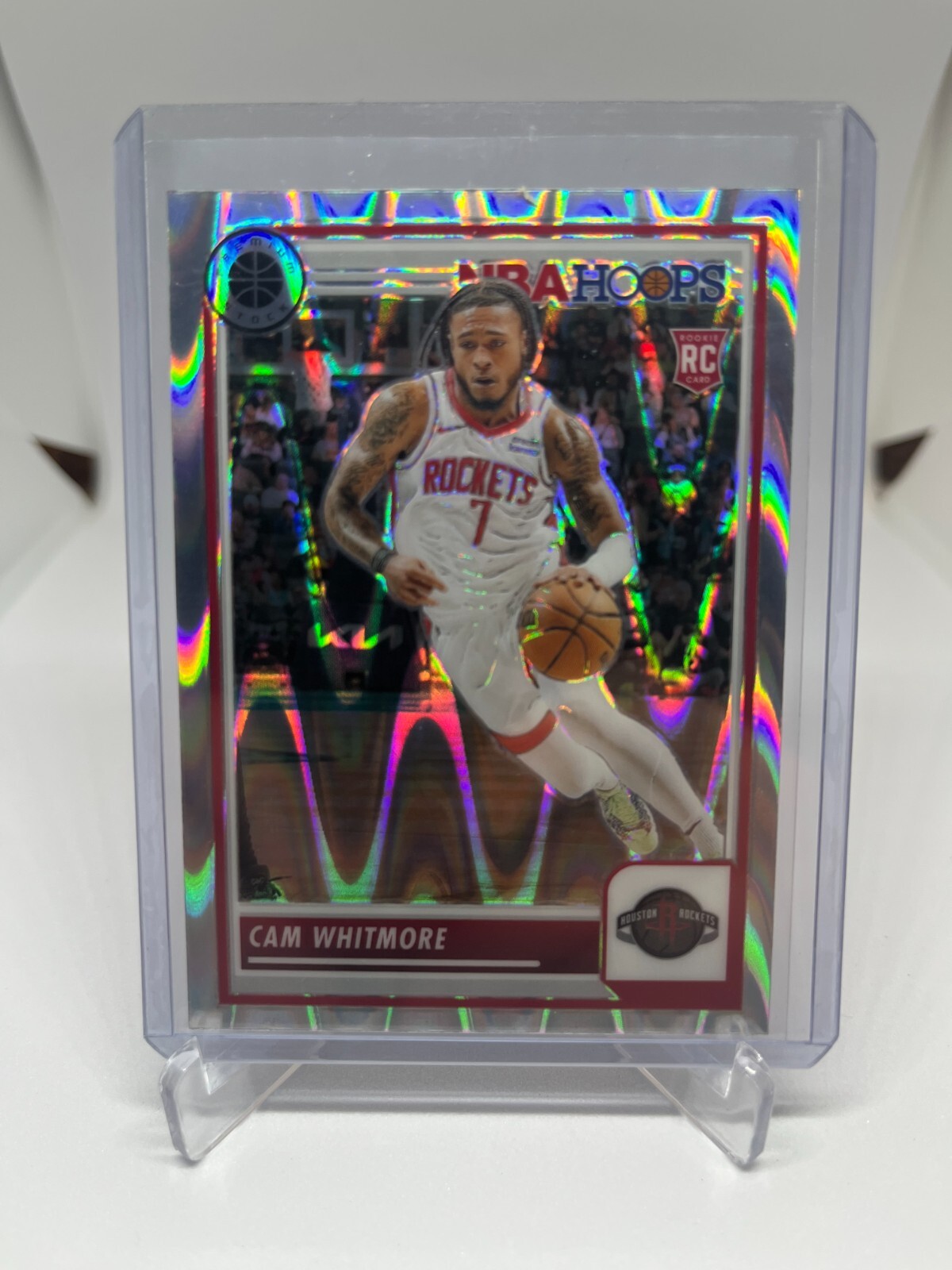 2023-24 Panini NBA Hoops Premium Stock - Seismic Prizm #109 Cam Whitmore (RC)