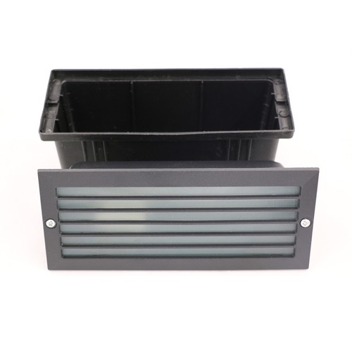 5W LED Wall Light Outdoor Recessed Lamp Bulb Waterproof Mounting Box Step Garden - Picture 7 of 10