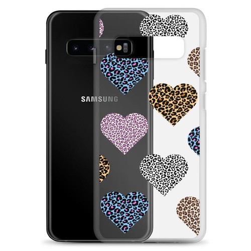 Leopard Hearts Clear Case for Samsung® - Picture 5 of 15