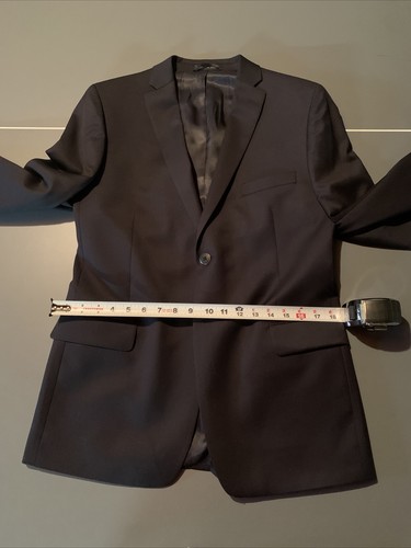 hart schaffner marx Suit Jacket Blazer 20R Navy Blue Kids Youth Boys Used Sports - Picture 4 of 8