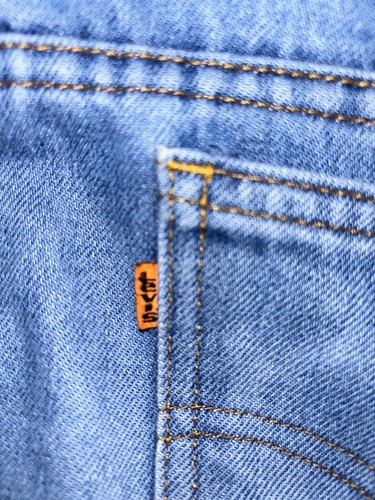 Vintage Levis Jeans 34x30 Bootcut Orange Tab Levi’s Light Wash Cowboy - Picture 15 of 20