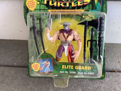 1997 Teenage Mutant Ninja Turtles The Next Mutation Elite Guard Carded - Picture 2 of 9