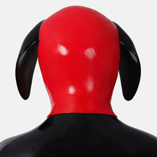Furrjoi Silicone Lapsus Hood Shiny Latex Furry Fetish Dog Play Mask Colorful SM - Picture 21 of 45
