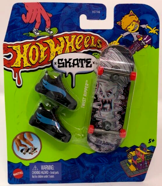 Hot Wheels - Skate de dedos Hot Wheels: Pacote de 4 modelos variados  (Vários modelos) ㅤ, TECK DECK - FLICK TRIX