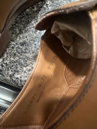 Allen EdmondsLucca Slipon Size 9.5 D New With Box Walnut Made In Italy - Picture 5 of 7