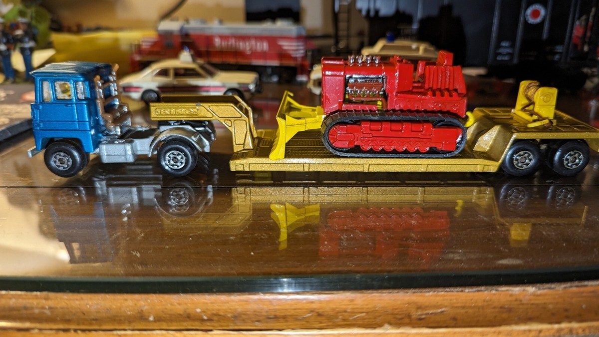 Matchbox Super Kings K-23 Scammell Tractor & Low Loader w