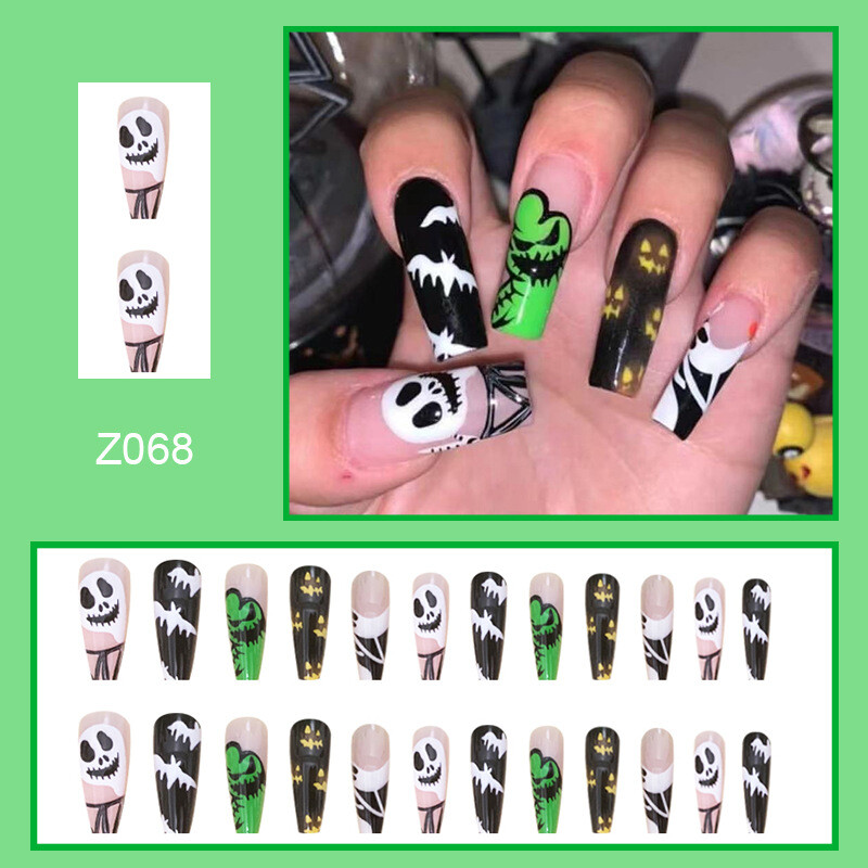 Halloween Fake Nails Long Coffin Press On Nails Fake False Nail Set Kit 24 Pcs | eBay Halloween Fake Nails Long Coffin Press On Nails Fake False Nail Set Kit 24 Pcs | eBay