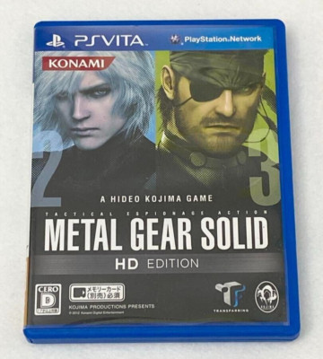 家庭用ゲームソフト L GEAR SOLID HD EDITION PlayStation Vita the Best - PS Vita Metal Gear Solid HD Edition PS Vita PSV Japanese ver Tested | eBay
