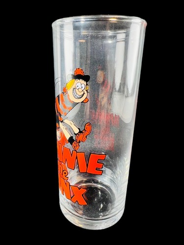 Vintage 1989 Beano Classics Minnie The Minx Glass Tumbler Highball Drinkware - Picture 2 of 8