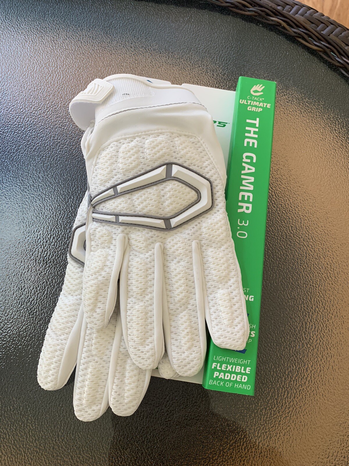 cutters padded receiver gloves