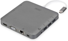 Digitus DA-70867 Dockingstation USB-C Multiport 6-in-1 HDMI 4K USB 3.0 PD