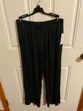 BRAND NEW WOMEN'S SIZE SMALL 4-6 JOYSPUN RIBBED KNIT PULL ON SLEEP PANTS
