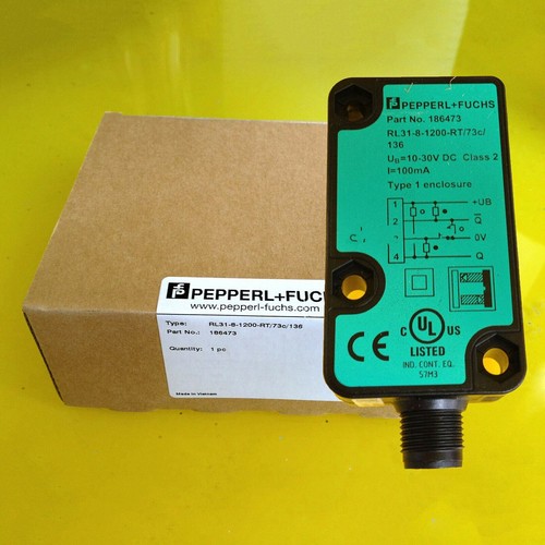 RL31-8-1200-RT/73C/136 New PEPPERL+FUCHS P+F Photoelectric Sensor - Picture 2 of 4