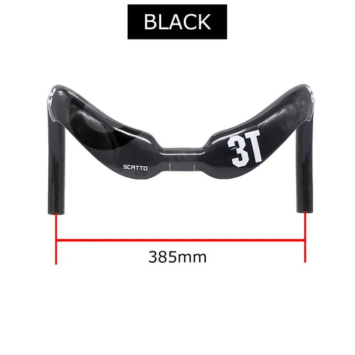 Full Carbon Road Bike Handlebar Gloss 31.8mm 3T Track Bicycle Aero Drop Bars - Picture 19 of 24