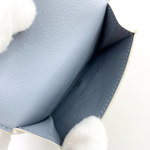 LOEWE x Suna Fujita dreifach faltbare Geldbörse Leder weiß Elefant... - Bild 9 von 10