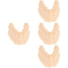  4 Count Bastelset Schneemann -Weihnachtsdekorationen Schneemanndekor